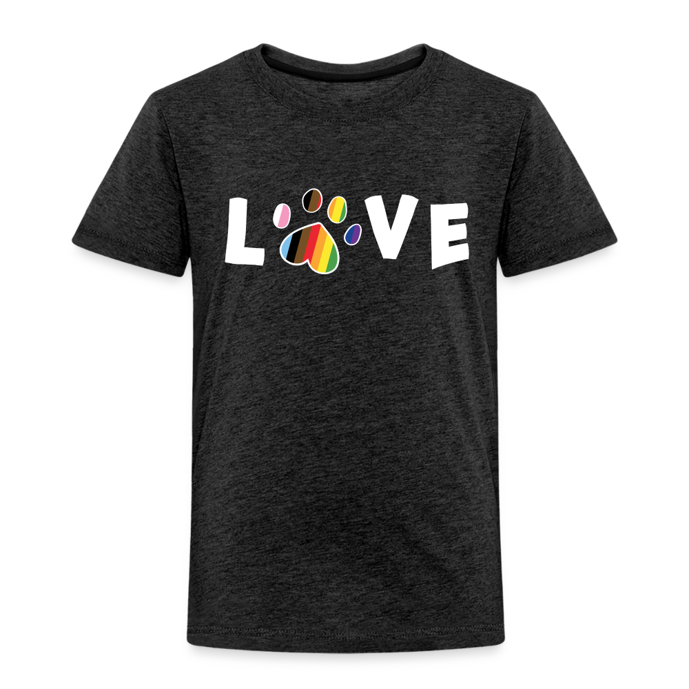 
                  
                    Pride Love Toddler Premium T-Shirt - charcoal grey
                  
                