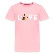 Load image into Gallery viewer, Pride Love Kids&#39; Premium T-Shirt - pink