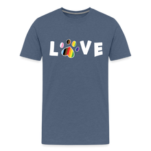 Load image into Gallery viewer, Pride Love Kids&#39; Premium T-Shirt - heather blue