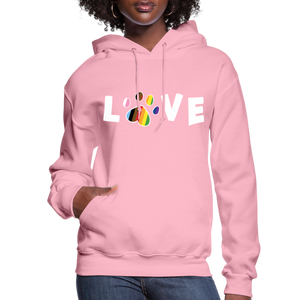 Pride Love Contoured Hoodie - classic pink