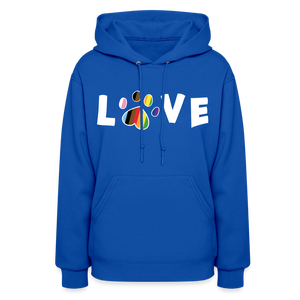 Pride Love Contoured Hoodie - royal blue