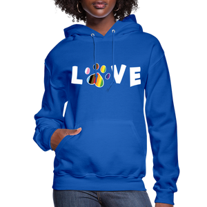 Pride Love Contoured Hoodie - royal blue