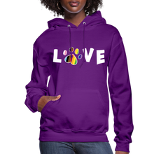 Load image into Gallery viewer, Pride Love Contoured Hoodie - purple
