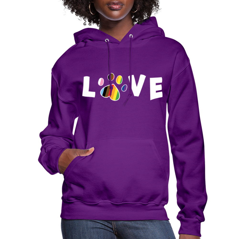 Pride Love Contoured Hoodie - purple
