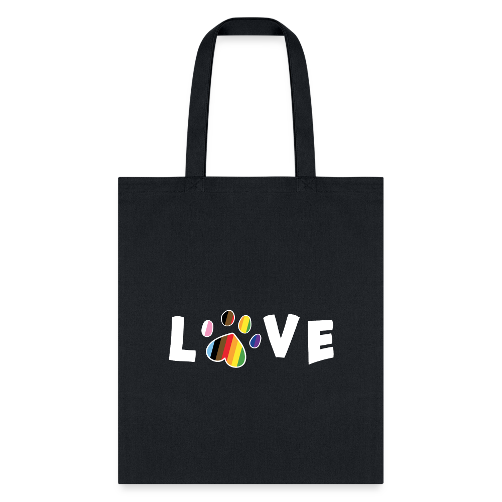 Pride Love Tote Bag - black