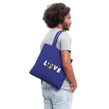 Load image into Gallery viewer, Pride Love Tote Bag - royal blue