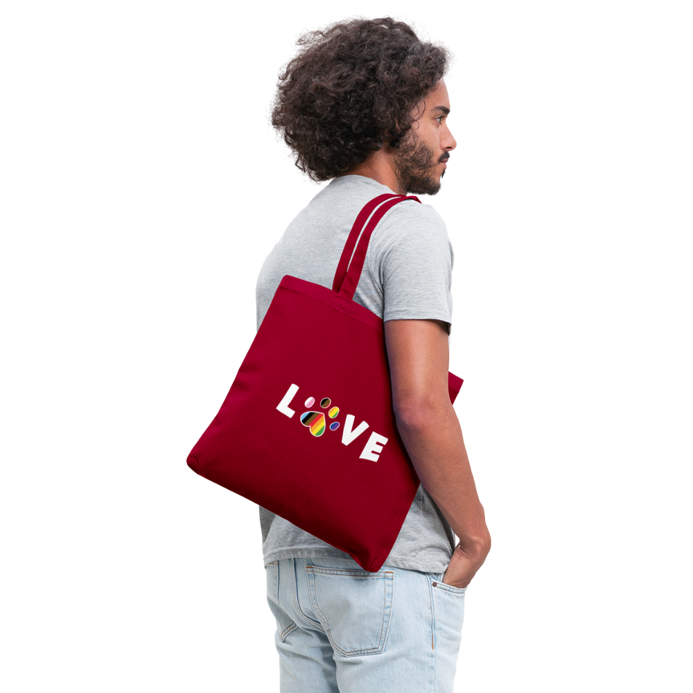 
                  
                    Pride Love Tote Bag - red
                  
                