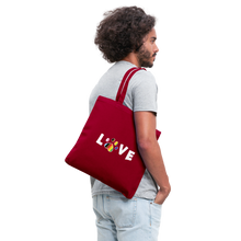 Load image into Gallery viewer, Pride Love Tote Bag - red