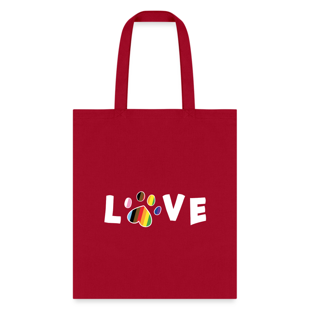 
                  
                    Pride Love Tote Bag - red
                  
                