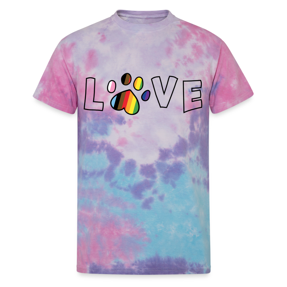 
                  
                    Pride Love Unisex Tie Dye T-Shirt - cotton candy
                  
                