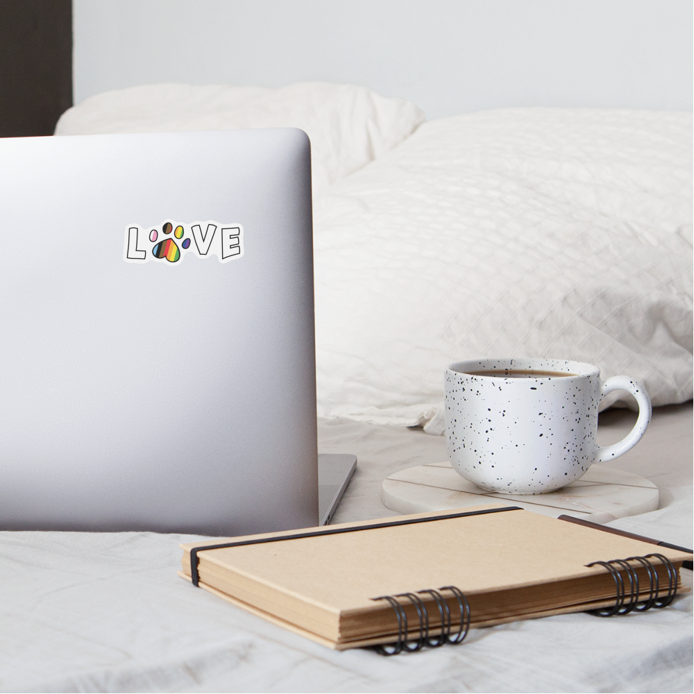 
                  
                    Pride Love Sticker - white matte
                  
                