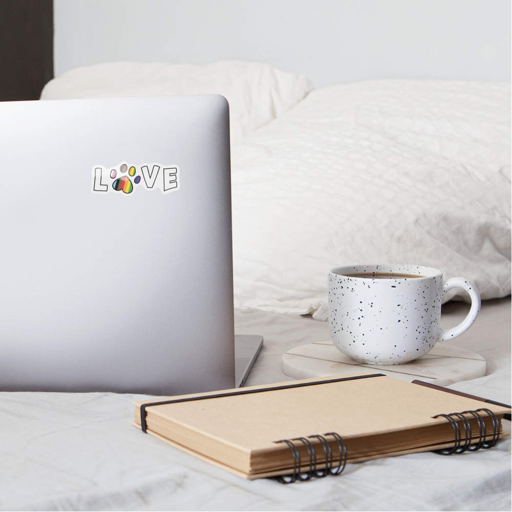 
                  
                    Pride Love Sticker - white glossy
                  
                