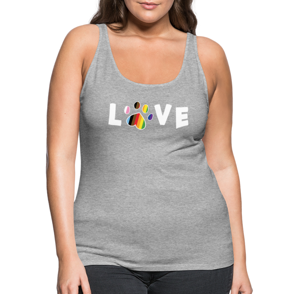 
                  
                    Pride Love Contoured Premium Tank Top - heather gray
                  
                