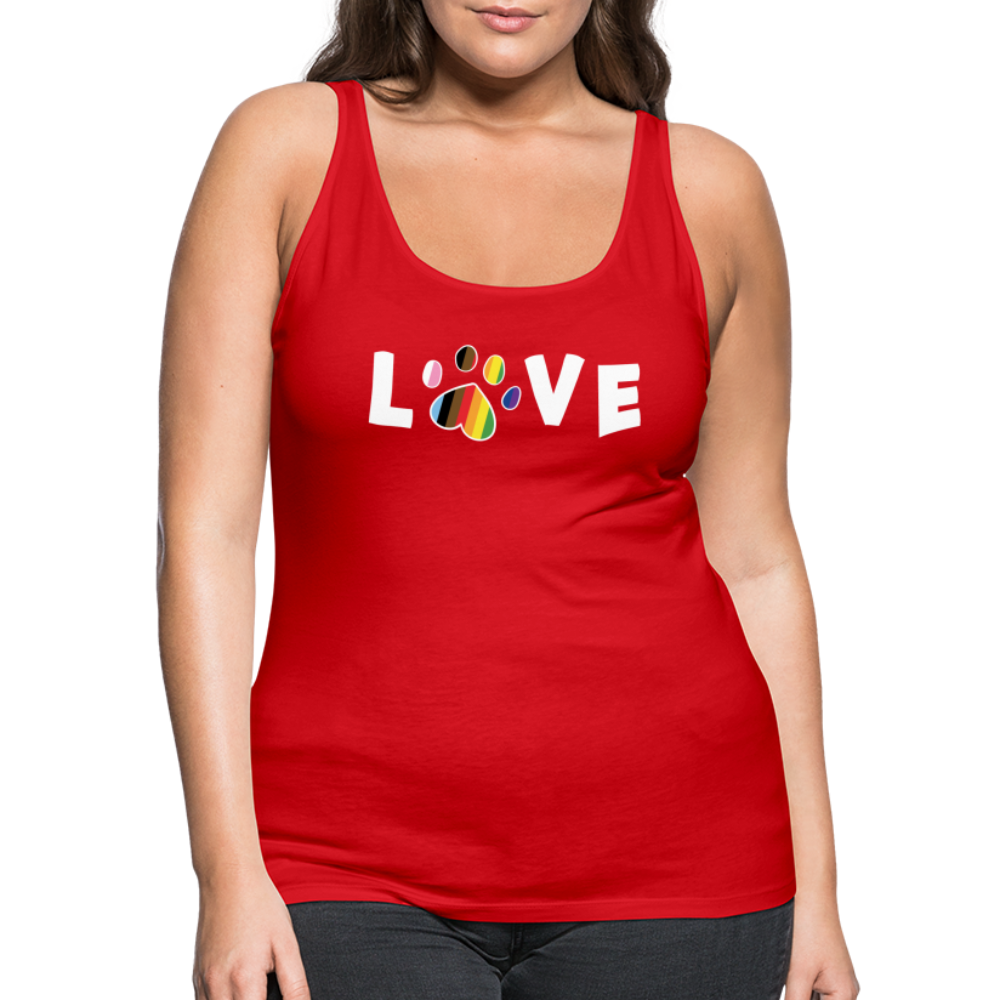 
                  
                    Pride Love Contoured Premium Tank Top - red
                  
                