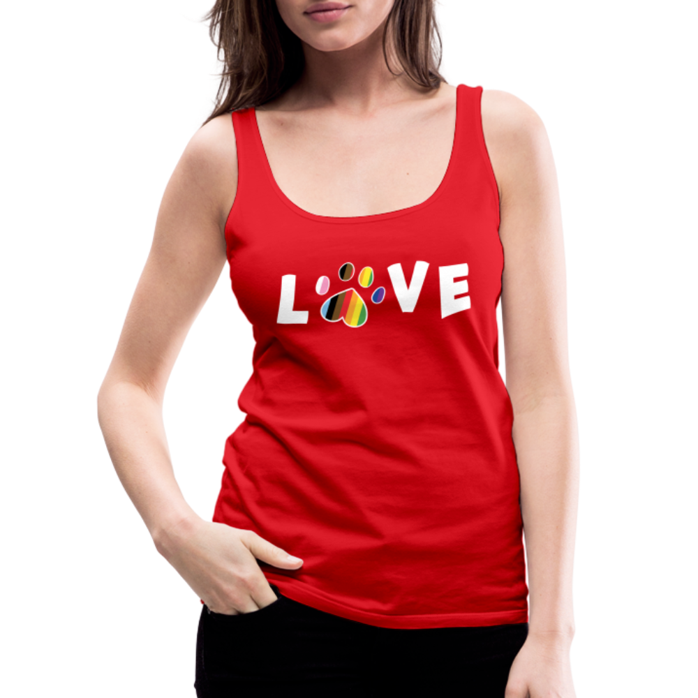 
                  
                    Pride Love Contoured Premium Tank Top - red
                  
                