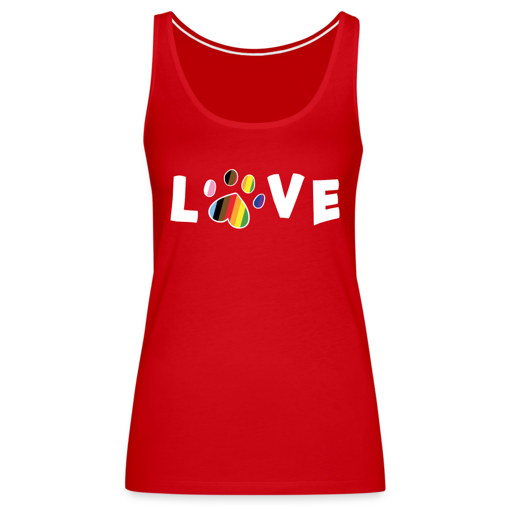 
                  
                    Pride Love Contoured Premium Tank Top - red
                  
                