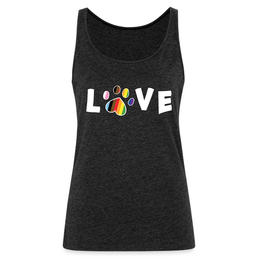 
                  
                    Pride Love Contoured Premium Tank Top - charcoal grey
                  
                