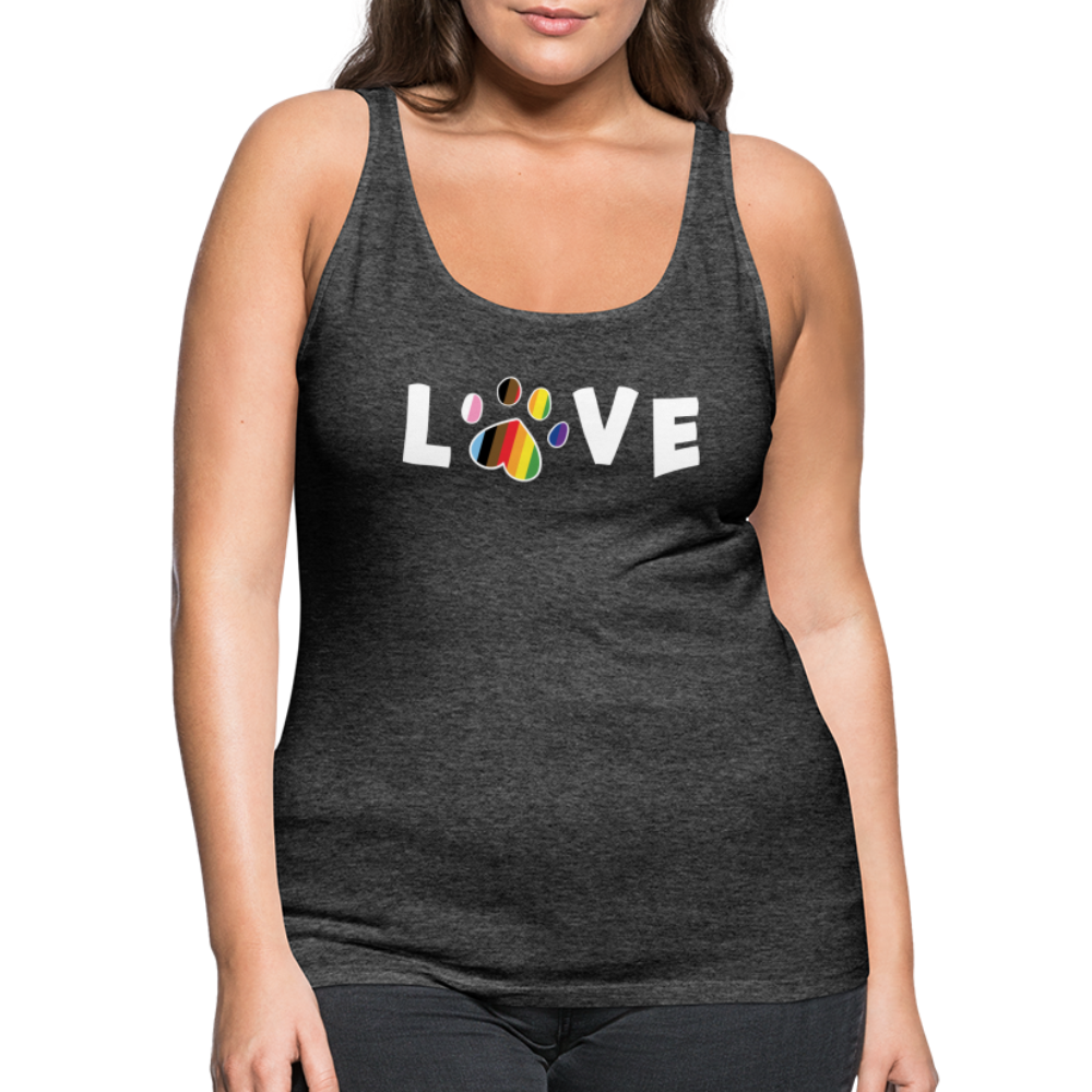 
                  
                    Pride Love Contoured Premium Tank Top - charcoal grey
                  
                