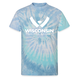 WHS Logo Tie Dye T-Shirt - blue lagoon