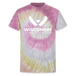 WHS Logo Tie Dye T-Shirt - Desert Rose