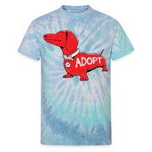 Load image into Gallery viewer, &quot;Big Red Dog&quot; Tie Dye T-Shirt - blue lagoon