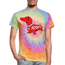 Load image into Gallery viewer, &quot;Big Red Dog&quot; Tie Dye T-Shirt - rainbow