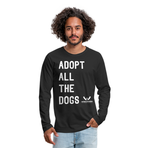 Adoption All the Dogs Classic Premium Long Sleeve T-Shirt - black