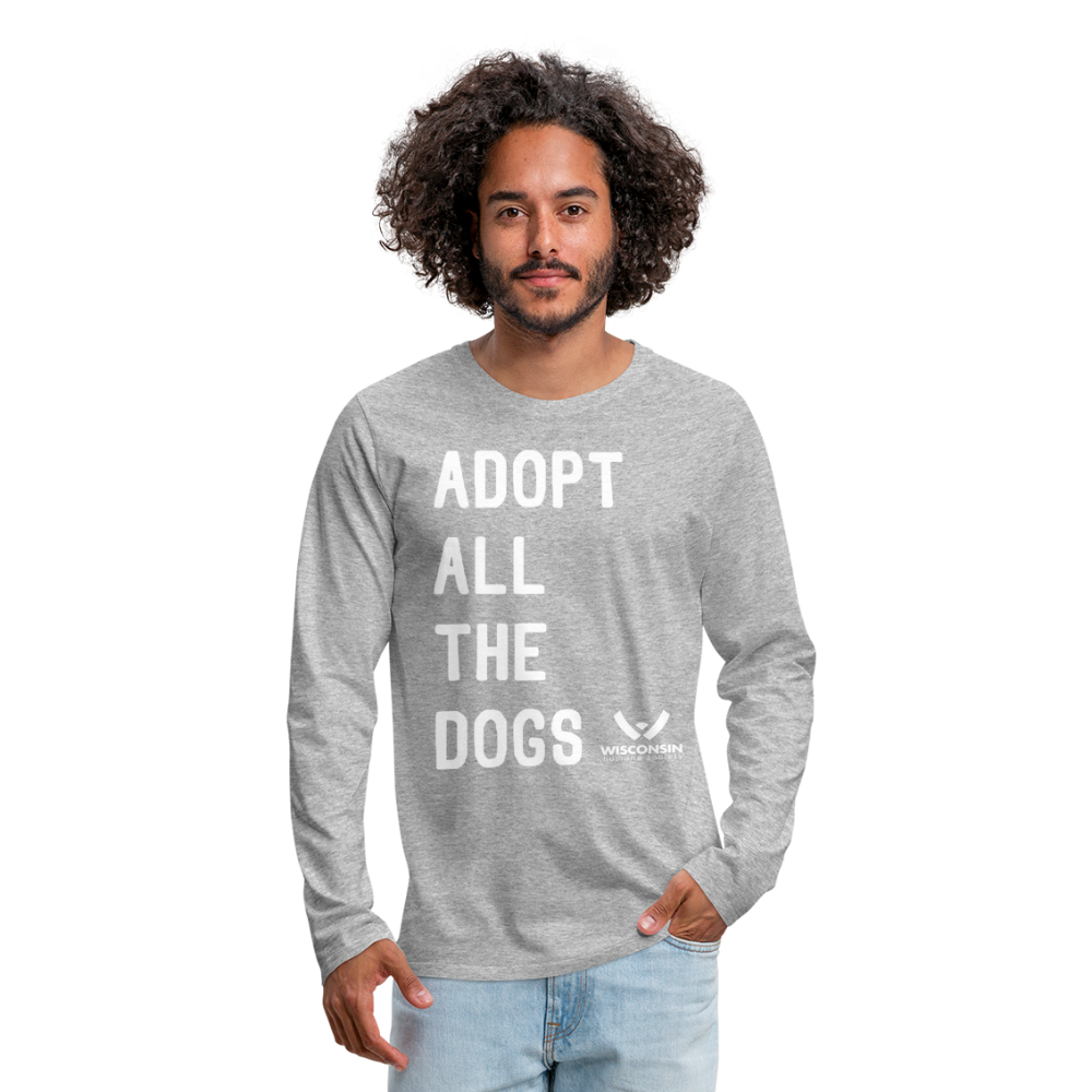 
                  
                    Adoption All the Dogs Classic Premium Long Sleeve T-Shirt - heather gray
                  
                