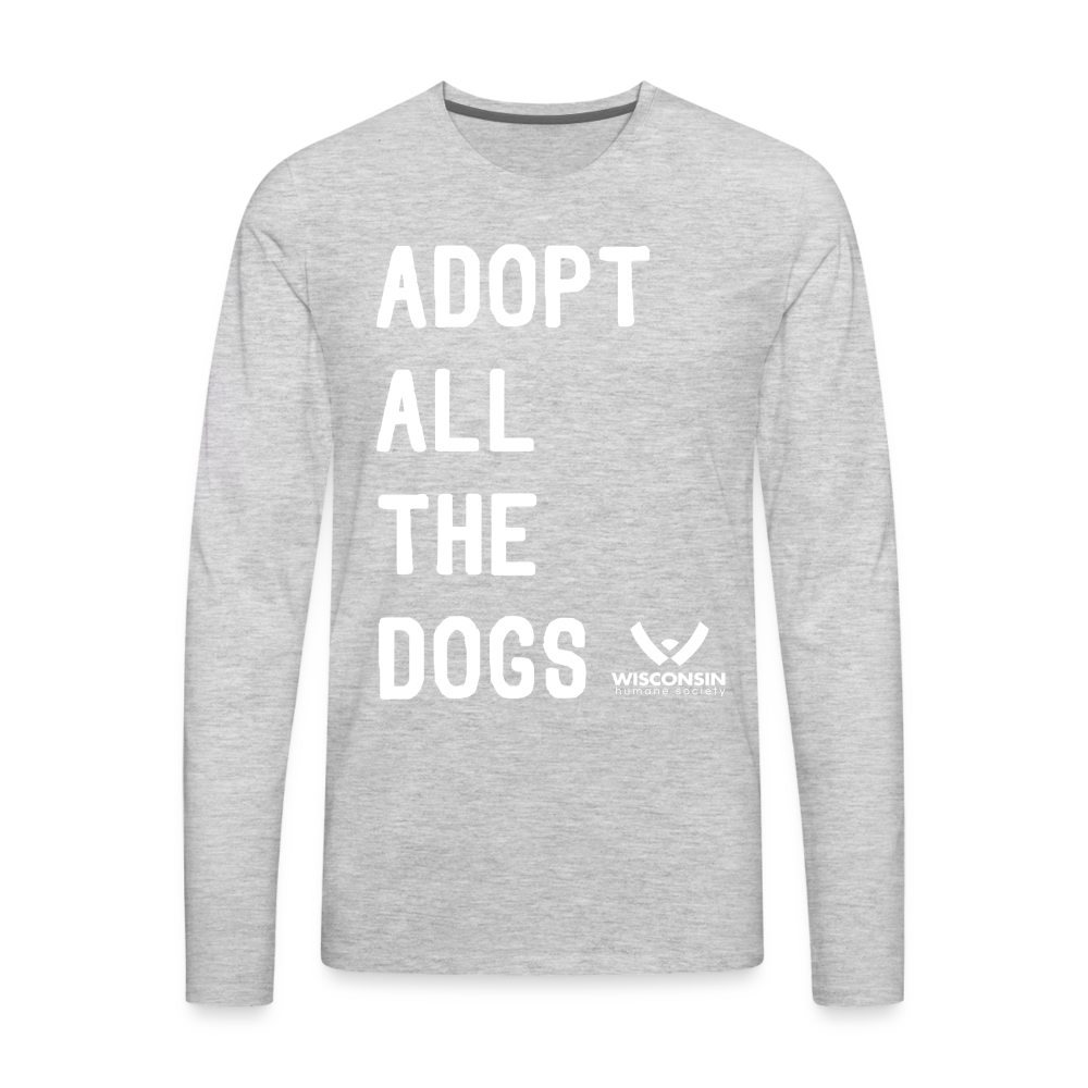 
                  
                    Adoption All the Dogs Classic Premium Long Sleeve T-Shirt - heather gray
                  
                