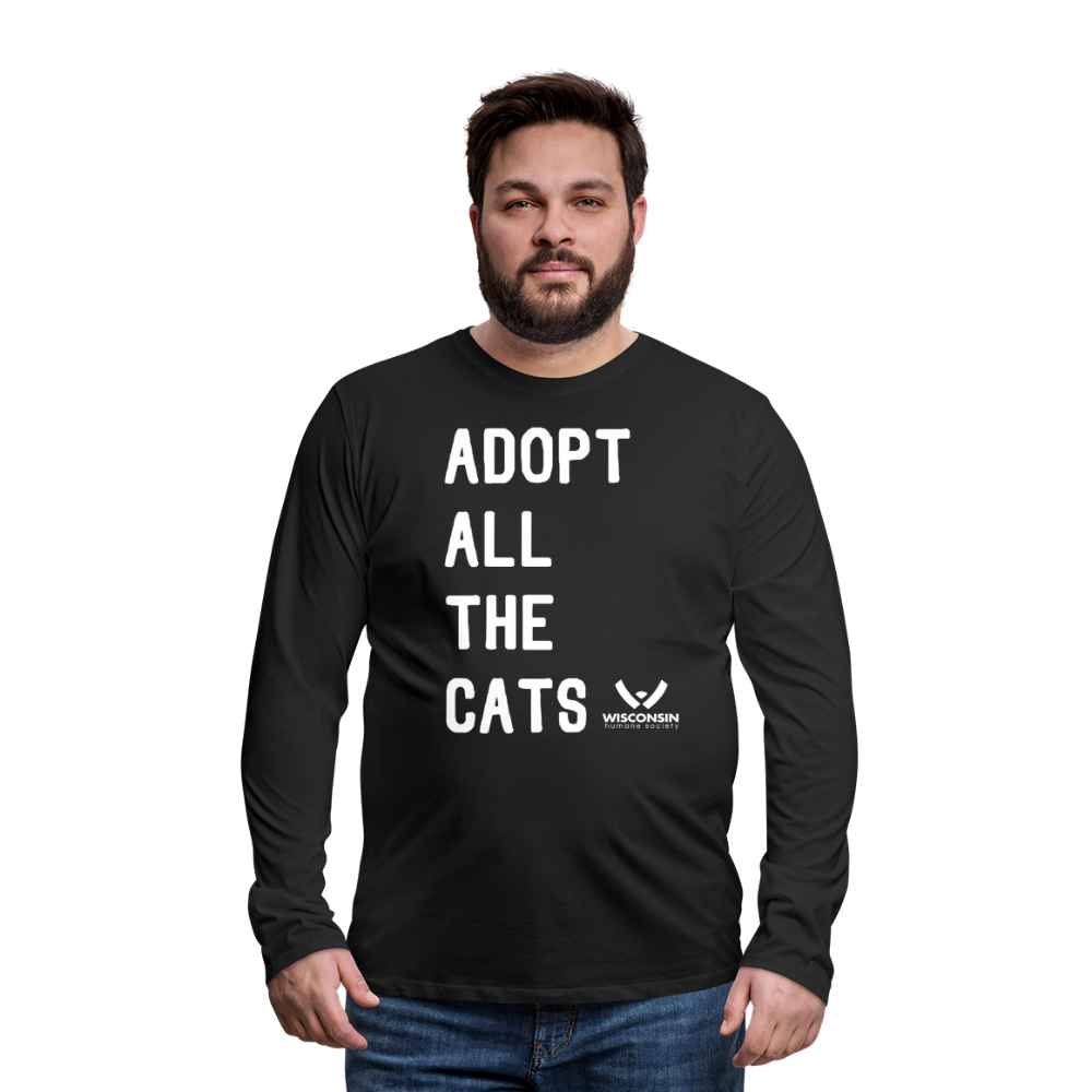 
                  
                    Adopt All the Cats Classic Premium Long Sleeve T-Shirt - black
                  
                