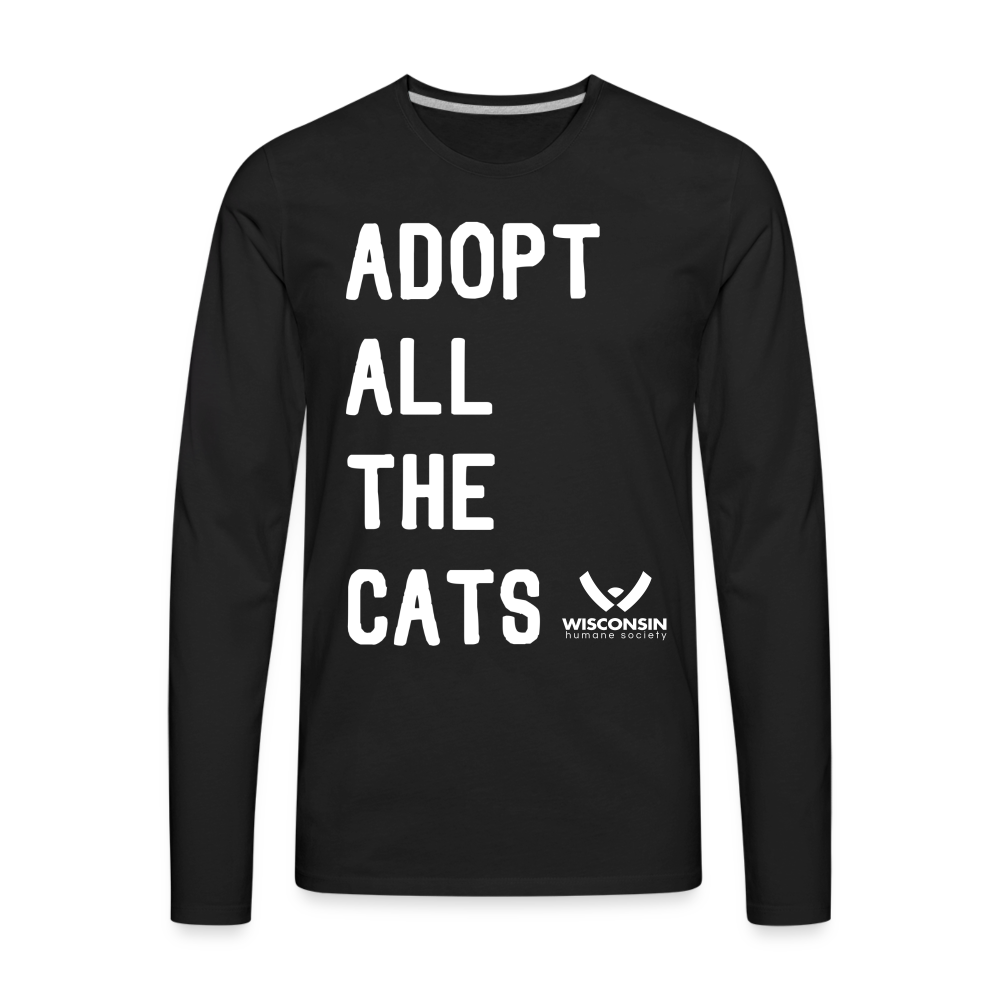 
                  
                    Adopt All the Cats Classic Premium Long Sleeve T-Shirt - black
                  
                