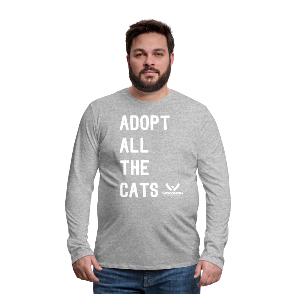 
                  
                    Adopt All the Cats Classic Premium Long Sleeve T-Shirt - heather gray
                  
                