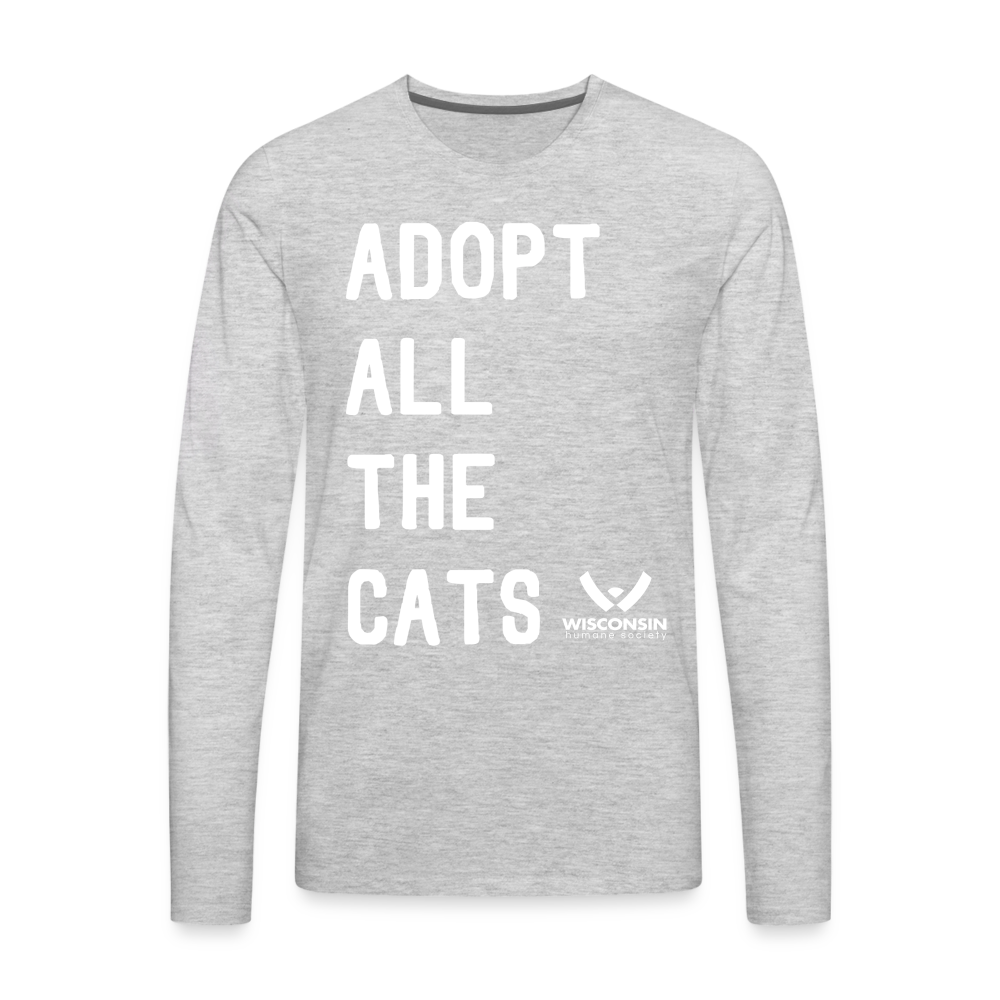 
                  
                    Adopt All the Cats Classic Premium Long Sleeve T-Shirt - heather gray
                  
                