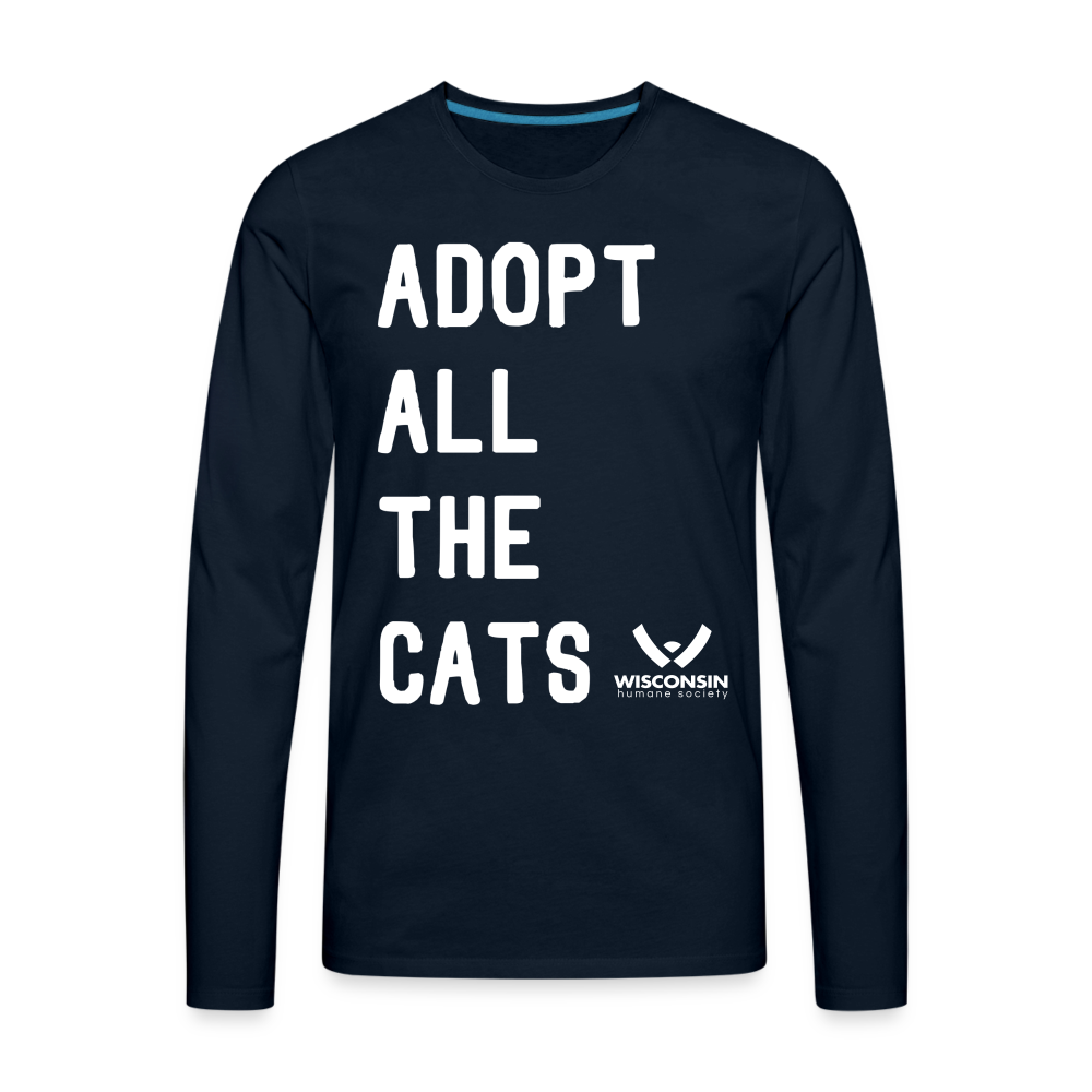 
                  
                    Adopt All the Cats Classic Premium Long Sleeve T-Shirt - deep navy
                  
                