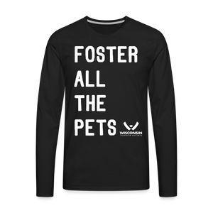 Foster All the Pets Classic Premium Long Sleeve T-Shirt - black