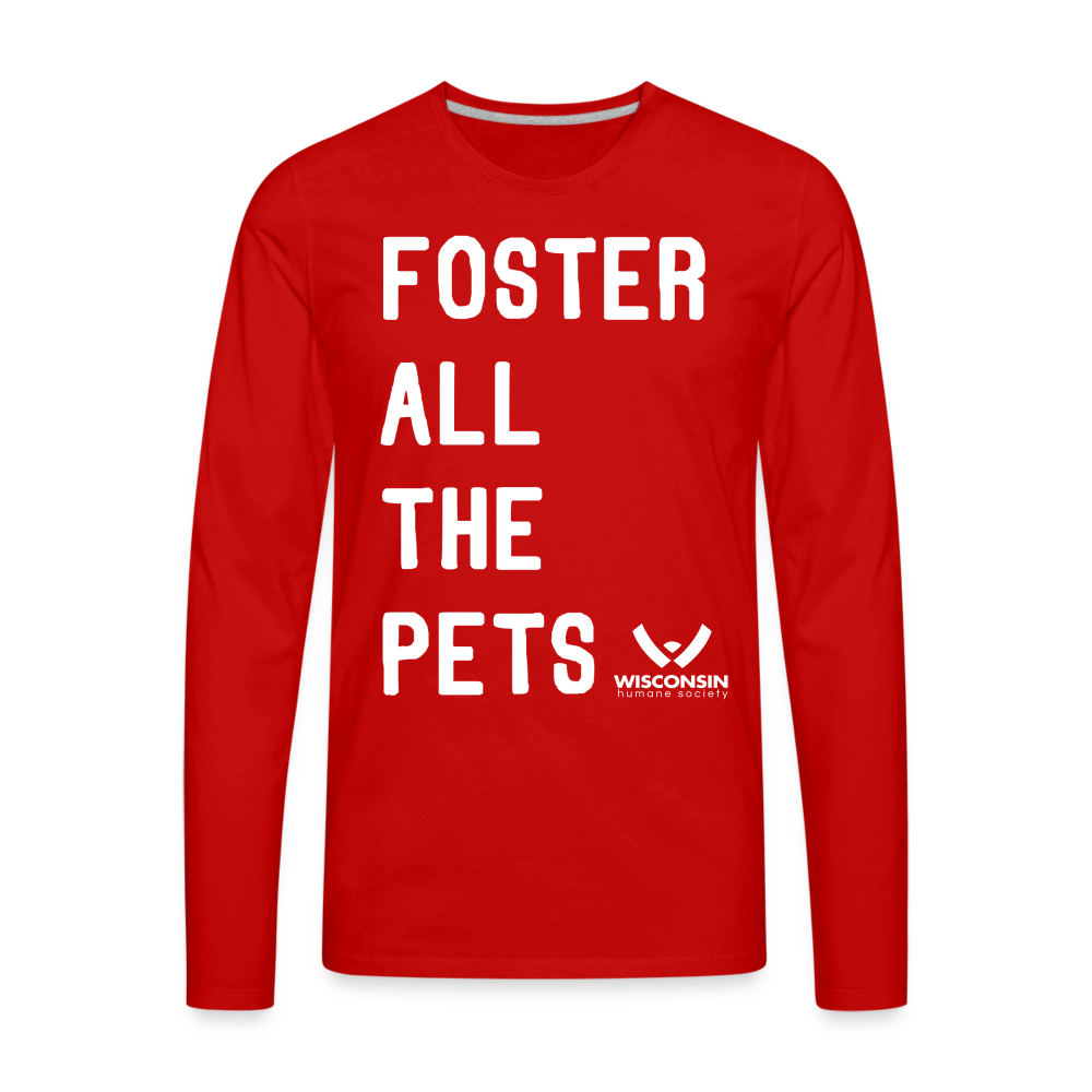 
                  
                    Foster All the Pets Classic Premium Long Sleeve T-Shirt - red
                  
                