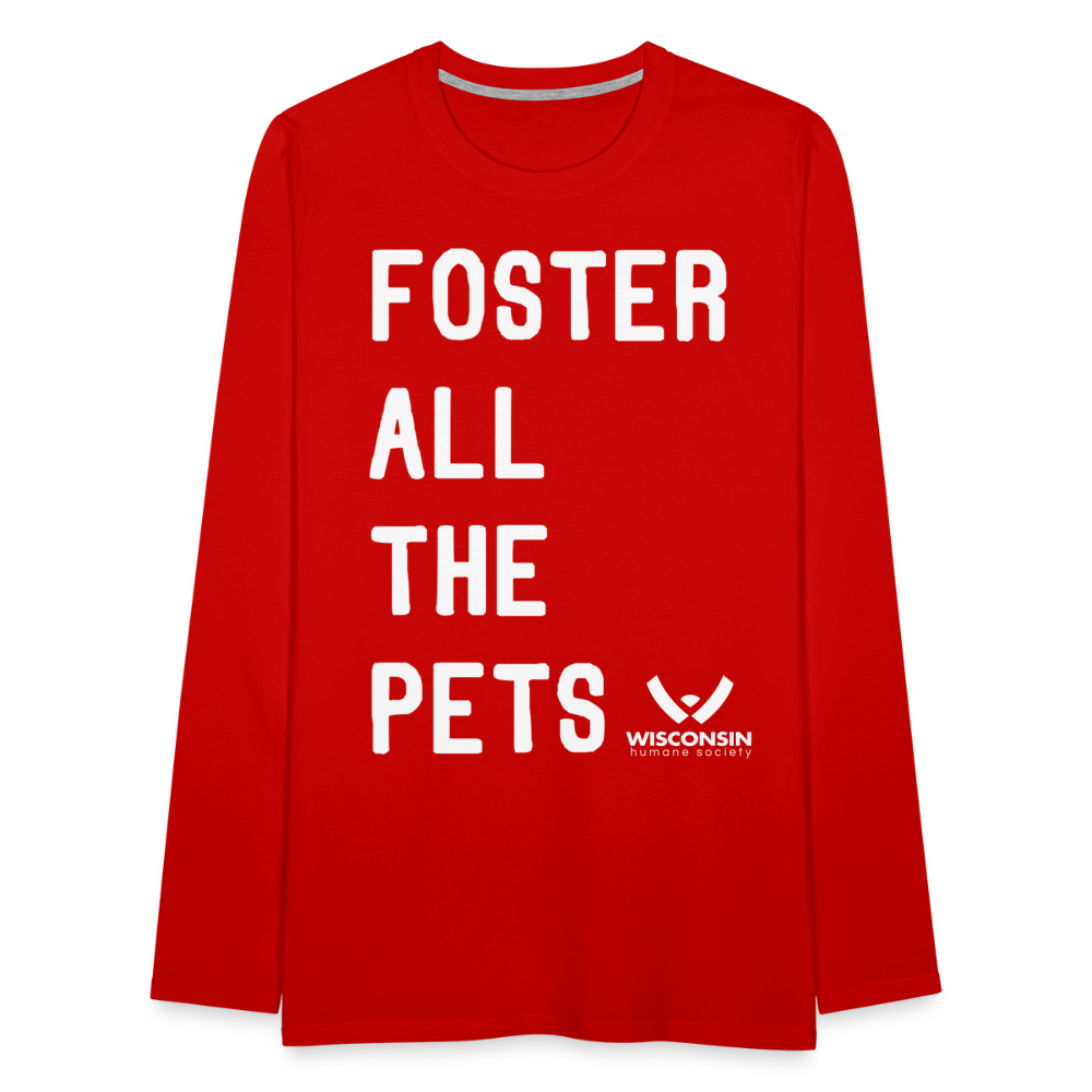 
                  
                    Foster All the Pets Classic Premium Long Sleeve T-Shirt - red
                  
                