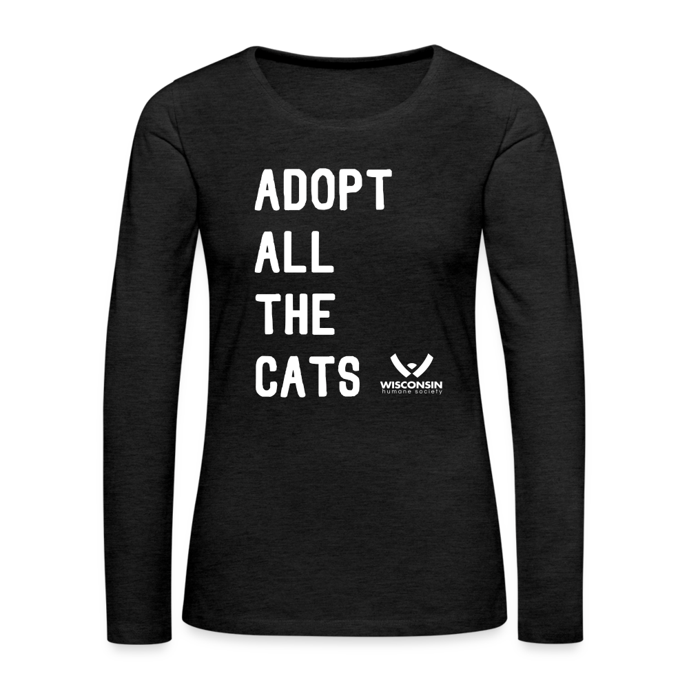 
                  
                    Adopt All the Cats Contoured Premium Long Sleeve T-Shirt - charcoal grey
                  
                