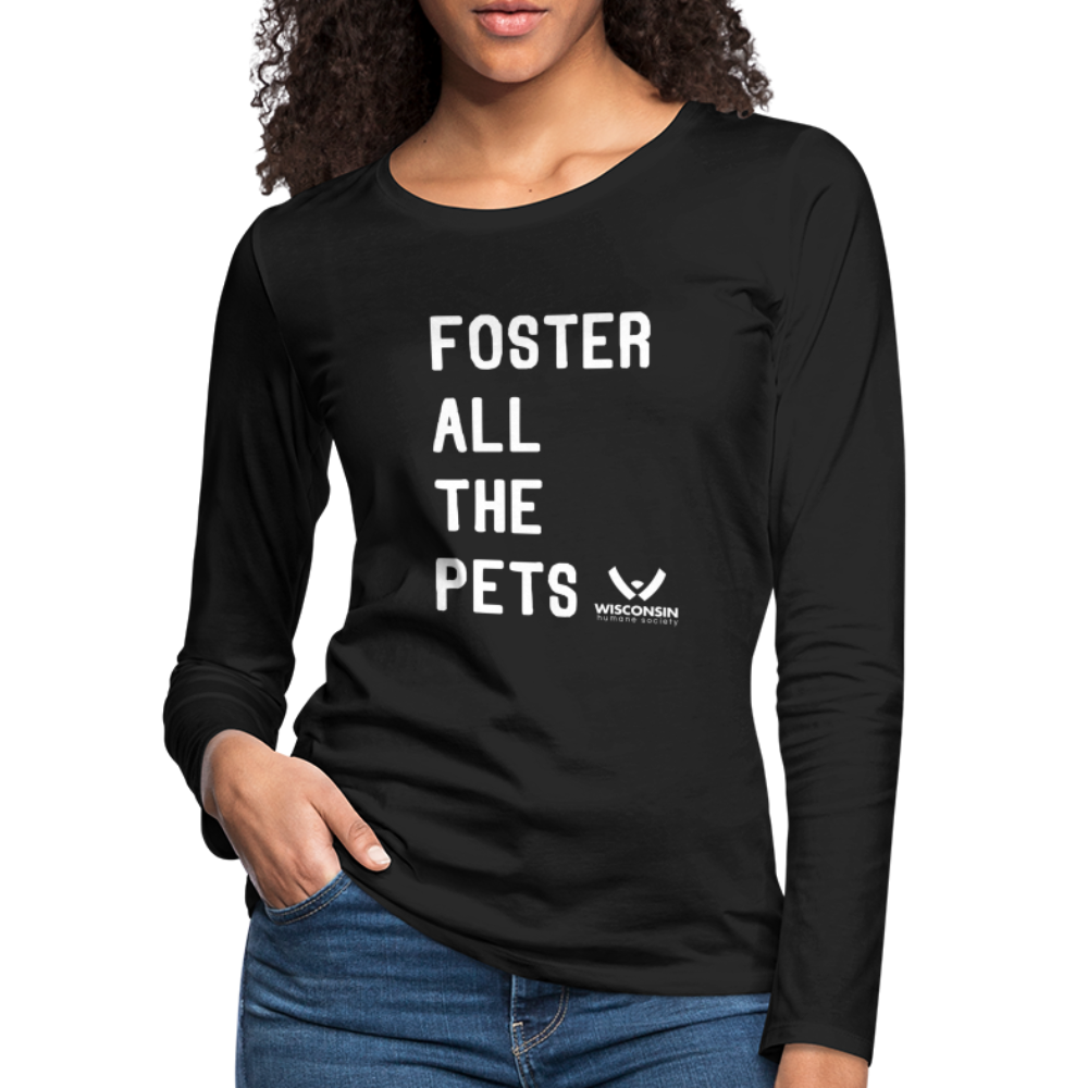 
                  
                    Foster All the Pets Contoured Premium Long Sleeve T-Shirt - black
                  
                