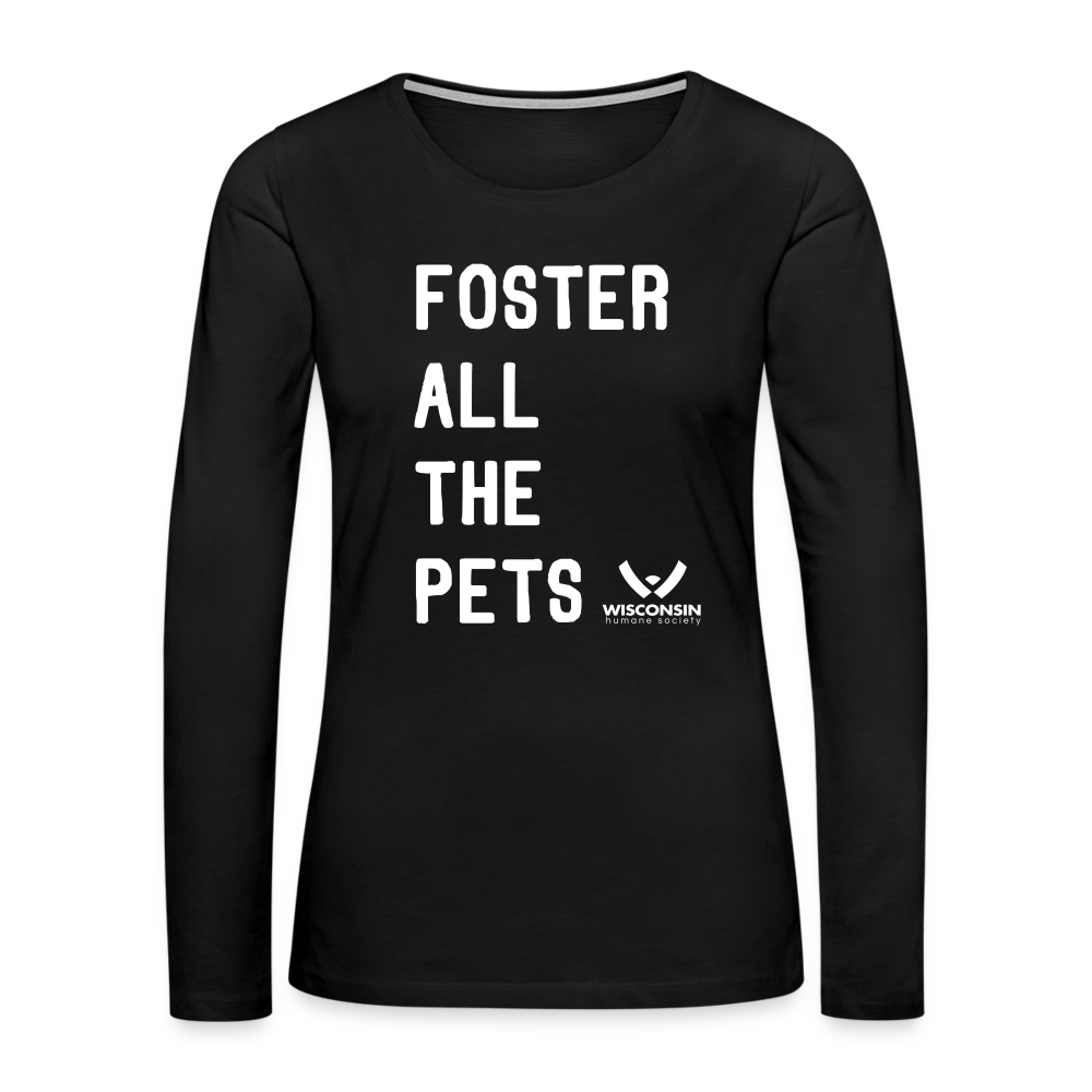 
                  
                    Foster All the Pets Contoured Premium Long Sleeve T-Shirt - black
                  
                