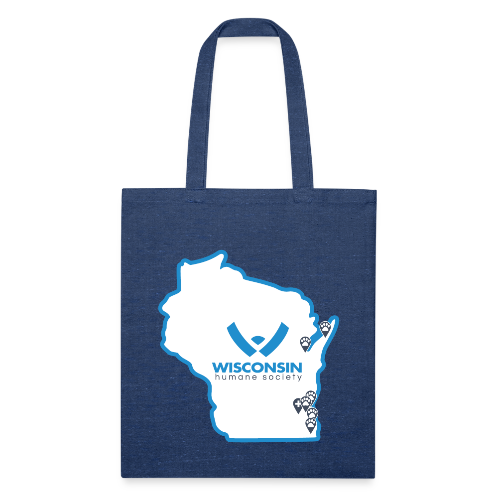 
                  
                    WHS State Logo Recycled Tote Bag - heather navy
                  
                