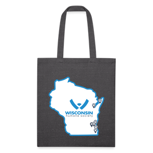 WHS State Logo Recycled Tote Bag - charcoal grey