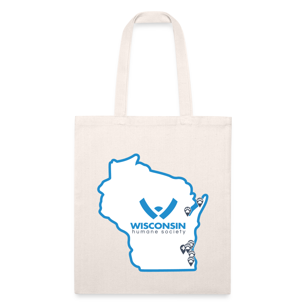 
                  
                    WHS State Logo Recycled Tote Bag - natural
                  
                