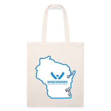 Load image into Gallery viewer, WHS State Logo Recycled Tote Bag - natural