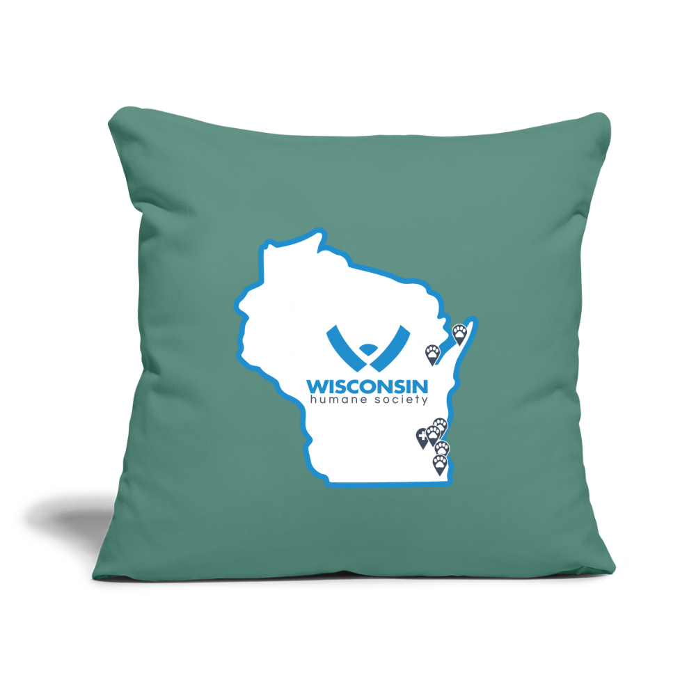 
                  
                    WHS State Logo Throw Pillow Cover 18” x 18” - cypress green
                  
                