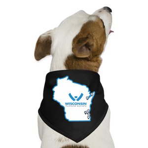 WHS State Logo Dog Bandana - black