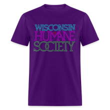 Load image into Gallery viewer, WHS 1987 Neon Logo Classic T-Shirt - purple