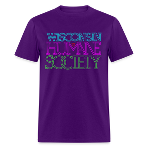 WHS 1987 Neon Logo Classic T-Shirt - purple