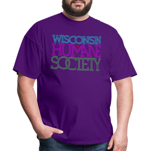 WHS 1987 Neon Logo Classic T-Shirt - purple