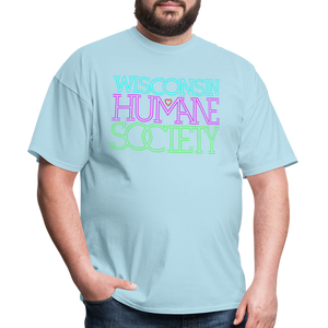 WHS 1987 Neon Logo Classic T-Shirt - powder blue